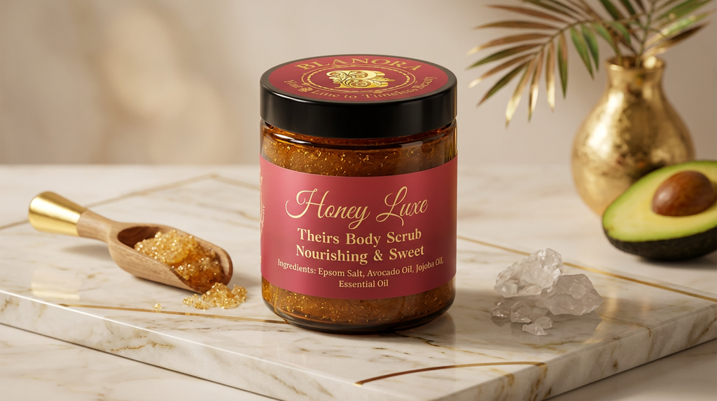 Body Scrub (Theirs): Honey Luxe